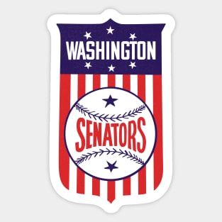 Defunct Washington Senators Baseball 1944 Sticker